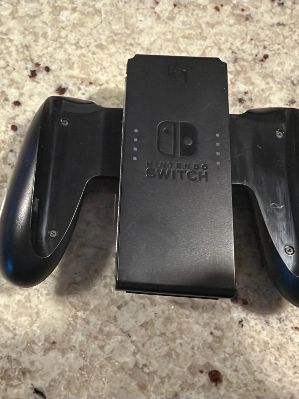Nintendo Switch OLED Console with all original accessories CLEAR MODDED SHELL